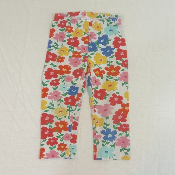 Hanna Andersson Other - Hanna Andersson Pants Girls Crop Floral Print Multi Color Classic Size 130